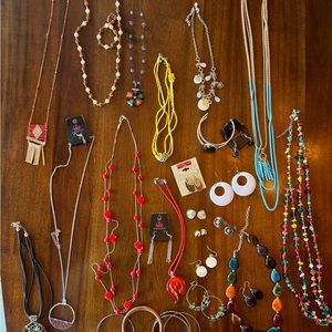 Lots of costume jewelry!